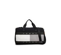 Weekender TOMMY JEANS "TJM ARCHIVE DUFFLE", Herren, Gr. B/H/T: 47cm x 29cm x 29cm, schwarz, Leder, Textil, Taschen Weekender, Men Reisetasche, Freizeittasche, Travelbag mit plaktivem Logo (86426015-0)