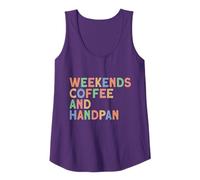Weekends Kaffee und Handpan, Handpan für Herren und Damen Tank Top