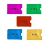 Weenwill RFID Blocker Kartenhülle,10 Stück Kreditkartenhülle RFID Blockierende Hüllen RFID Kartenschutzhalter Identitätsdiebstahl Prävention für Frauen und Männer