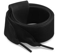 WEGOODZF Flach Tüll Organza Schnürsenkel: 2 Paar 110CM Schwarz Schneegarn Leoparden Schuhbänder für Sneaker