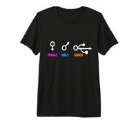 Weibliche männliche Gamer Lustige Videospiele Fans Arcade Player Club Premium T-Shirt