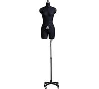 Weiblicher Mannequin-Torso mit Ständer, Übergröße, Kleiderform zum Nähen von Kleidung, Schneiderpuppe, Schneiderpuppe auf Rädern