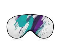 Weiche Augenmaske zum Verdunkeln, 90er-Jahre-Design, Reiseaugenabdeckung, kein Augendruck, superleicht, seidig, weiche Augenbinde mit verstellbarem Riemen, für Damen und Herren