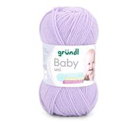 Weiche Babywolle pastell flieder, Gründl Wolle Baby uni, OEKO-TEX, 50g