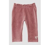 Weiche Cord-Jogginghose mit Blumen-Stickerei 92 Rosa 2170867.4450.92