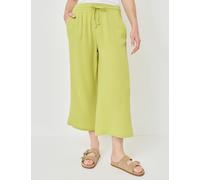 Weiche Culotte aus Musselin, kiwi, Größe 44, Jeans Fritz
