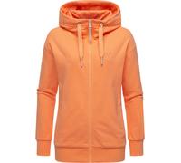 Weiche Kapuzensweatjacke "Yodis Zip" Peach M