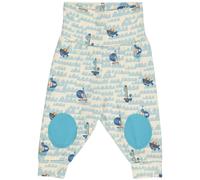 Weiche Krabbelhose Piratenschiffe creme-hellblau 62