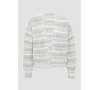 Weiche Oversized-Strickjacke aus Chenille-Garn M mehrfarbig|türkis 2162938.65G0.M