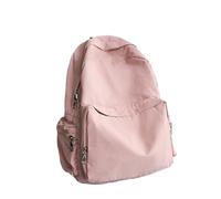 Weiche Schultaschen for Mädchen und Frauen, Laptop-Rucksack, wasserdicht, Nylon, for, Schulrucksack, weibliche lässige Büchertaschen für Uni, Schule(Pink)