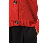Weiche Strickjacke aus Alpakamix rot L
