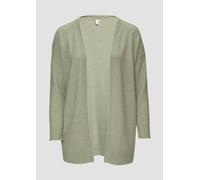 Weiche Strickjacke mit Rollkante 46 grün 2160611.72W0.46