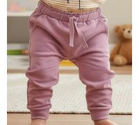 Weiche Sweathose Bündchen rosa 86/92