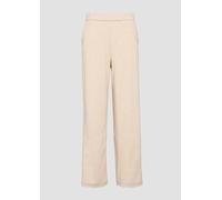 s.Oliver Weiche Sweathose mit Wide Leg Hellbraun 36