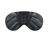 Weiche Verdunkelungs-Schlaf-Augenmaske, gruselige Spinne, Reiseaugenabdeckung, kein Augendruck, super leicht, seidig, weiche Augenbinde mit verstellbarem Riemen, für Damen und Herren