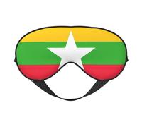 Weiche Verdunkelungsaugenmaske mit Myanmar-Motiv, Reise-Augenmaske, Seitenschläfer-Augenabdeckungen, Schlaf-Augenmaske für Männer und Frauen