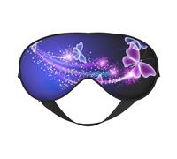 Weiche Verdunkelungsaugenmaske mit Schmetterlings-Motiv, Reise-Augenmaske, Seitenschläfer-Augenabdeckungen, Schlaf-Augenmaske für Männer und Frauen