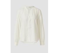Weiche Viskose-Bluse mit Raffung 48 creme 2176391.0210.48