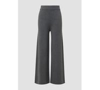 Weiche Wide Leg Strickhose 42 grau 2171667.97W3.42