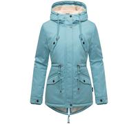 Winterjacke MARIKOO "Manolya", Damen, Gr. L (40), himmelblau, Oberstoff: 100% Baumwolle, Futter: 100% Polyester, Wattierung: 100% Polyester, Ärmelfutter: 100% Polyester, figurbetont Po-bedeckend, hoch