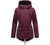 Winterjacke MARIKOO "Manolya", Damen, Gr. L (40), rot (dunkelrot), Oberstoff: 100% Baumwolle, Futter: 100% Polyester, Wattierung: 100% Polyester, Ärmelfutter: 100% Polyester, casual, figurbetont Po-be