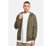 weicher Build Your Brand Herren Hoodie Kordelzug Reißverschluss 300 g/m² mit Baumwolle Khaki 3XL