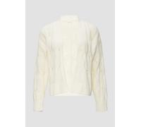 Weicher Cardigan mit Zopfmuster 44 creme 2160755.0700.44