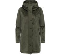 Kurzmantel RAGWEAR "Cousy Bonded YOUMODO", Damen, Gr. XS (34), olivgrün, Obermaterial 1: 91% Polyester, 9% Elasthan, Obermaterial 2: 94% Polyester, 6% Elasthan, gerade Po-bedeckend, hoch geschlossener