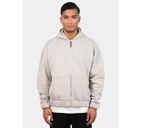 Dropsize Super Heavy Oversize Blank Zip Hoodie in Gr. XL in Beige
