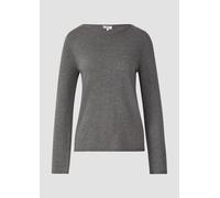 Weicher Feinstrickpullover mit Rollkanten 34 grau 2168768.9730.34