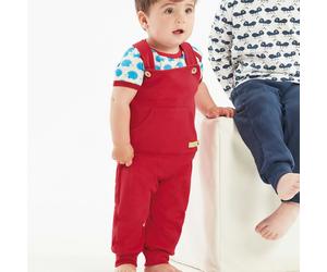 Weicher Interlock Strampler rot 62/68