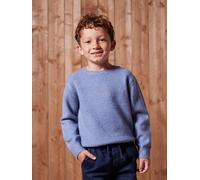 Weicher Jungen Pullover blau Gr. 152 von vertbaudet