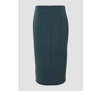 Weicher Midirock aus Scuba mit Schlitz 38 grün 2167913.6933.38