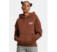 weicher PEQUS Damen Hoodie mit Baumwolle Braun XS