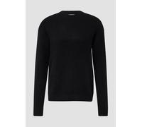 Weicher Relaxed-Fit-Pullover aus Wollmix S schwarz 2170237.9999.S