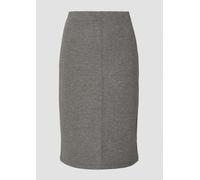 Weicher Rock mit Ziernaht 44 grau 2163251.9730.44