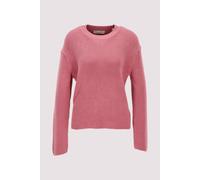 Weicher Rundhalspullover in Berry rose M Berry rose