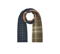 Weicher Schal mit Karo-Mix-Muster blau, 70X180CM
