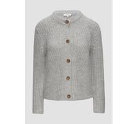 Weicher Strickcardigan aus Alpakamix 38 grau 2158523.9400.38