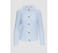 Weicher Strickcardigan aus Alpakamix 46 blau 2158523.5061.46