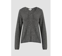 Weicher Strickpullover im Relaxed Fit mit V-Ausschnitt 36 grau 2168002.97W3.36