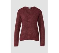Weicher Strickpullover im Relaxed Fit mit V-Ausschnitt 46 rot 2168002.3902.46