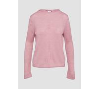 Weicher Strickpullover mit Ajour-Detail L Rosa 2158408.41W0.L