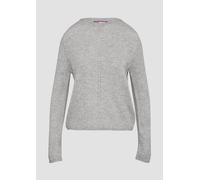 Weicher Strickpullover mit Ajour-Detail XL grau 2158408.9400.XL