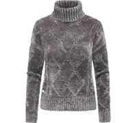Weicher Strickpullover mit Rollkragen "Janna Short" Stone Grey XXL