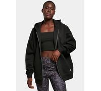 Urban Classics Damen Zip-Hoodie Oversized - Schwarz - XL