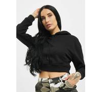 Urban Classics Ladies Short Terry Hoody in Gr. M in Schwarz