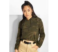 Urban Classics Damen Hoody Camo Cropped – Olive Camo (775) – Gr. M