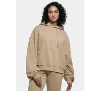 weicher Urban Classics Damen Hoodie Kordelzug Rippstrick 305 g/m² mit Baumwolle Beige XL/XXL