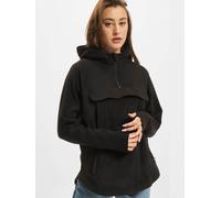 weicher Urban Classics Damen Hoodie Reißverschluss Taschen 180 g/m² Schwarz L